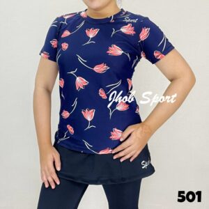 501 Atasan Kaos Motif Wanita - Gambar 16