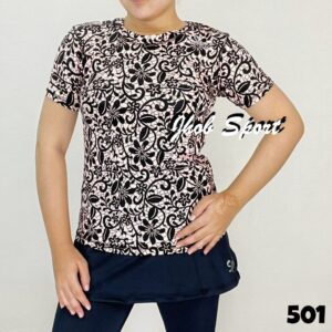 501 Atasan Kaos Motif Wanita - Gambar 15