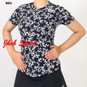 501 Atasan Kaos Motif Wanita - Gambar 7