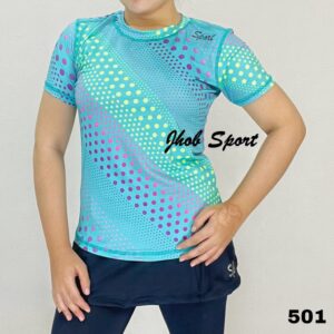 501 Atasan Kaos Motif Wanita - Gambar 13