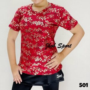 501 Atasan Kaos Motif Wanita - Gambar 9