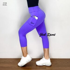 236 Legging 7/8 Polos Jumbo - Gambar 4