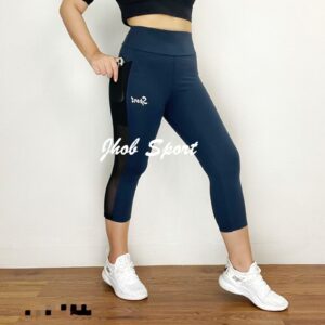 246 Legging 7/8 Polos Jaring - Gambar 6