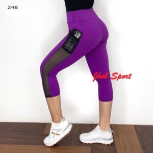 246 Legging 7/8 Polos Jaring - Gambar 12