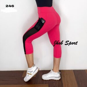 246 Legging 7/8 Polos Jaring - Gambar 5