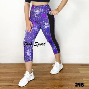 246 Legging 7/8 Motif Jaring - Gambar 8