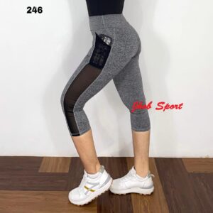 246 Legging 7/8 Polos Jaring - Gambar 10