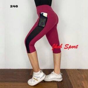 246 Legging 7/8 Polos Jaring - Gambar 21