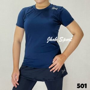 501 Atasan Kaos Polos Wanita - Gambar 19