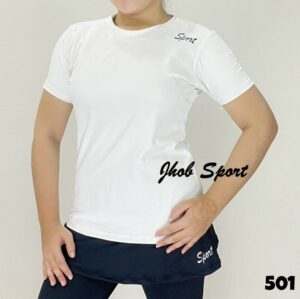 501 Atasan Kaos Polos Wanita - Gambar 11