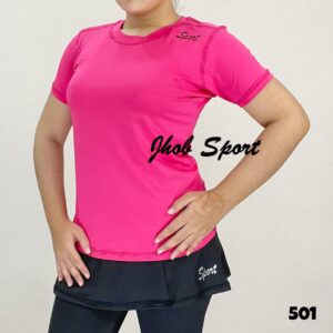 501 Atasan Kaos Polos Wanita - Gambar 20