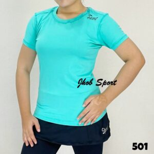 501 Atasan Kaos Polos Wanita - Gambar 15