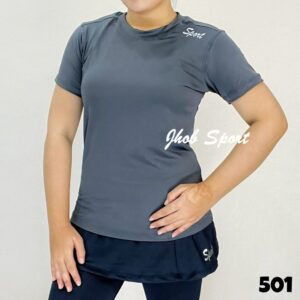 501 Atasan Kaos Polos Wanita - Gambar 17