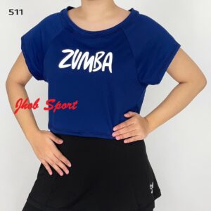 511 Atasan Sabrina Crop Polos - Gambar 9
