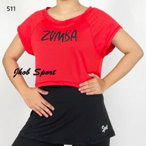 511 Atasan Sabrina Crop Polos - Gambar 13