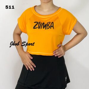 511 Atasan Sabrina Crop Polos - Gambar 14