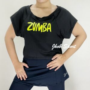 511 Atasan Sabrina Crop Polos - Gambar 20