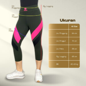 238 legging pendek 7/8 lis