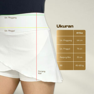 726 rok mini double inner olahraga wanita